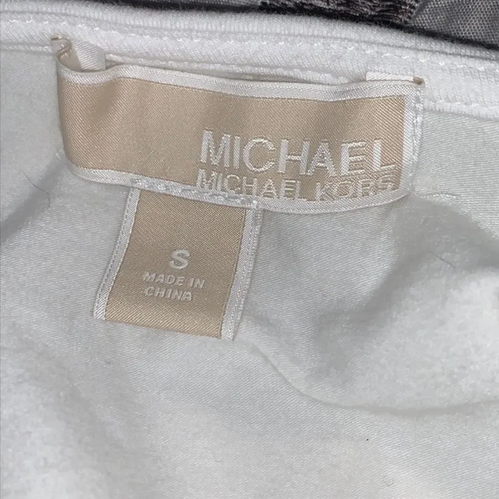 Michael kors zip front top